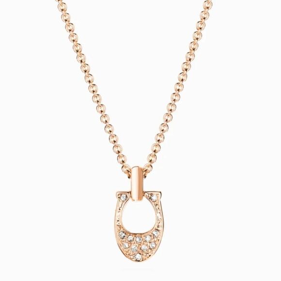 Coach Signature C Pave Necklace w/ Swarovski Crystals - Picture 2 of 7